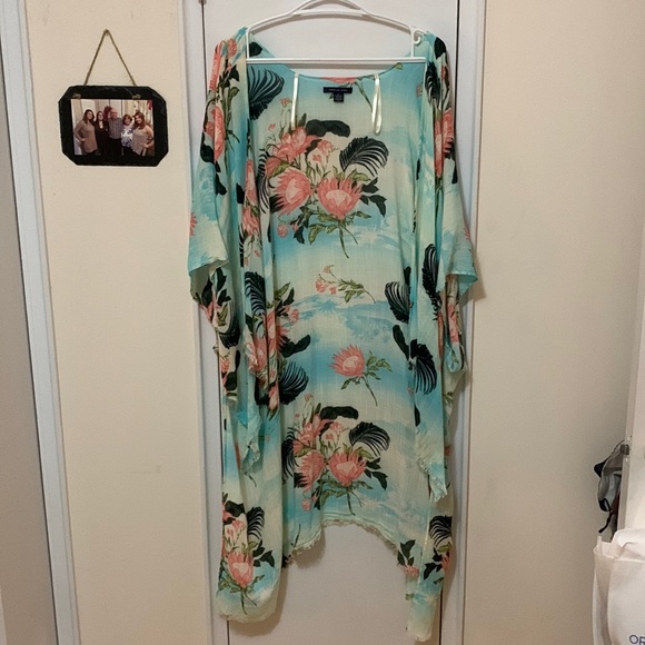Multicoloured American Eagle Kimono (One Size) - Picture 1 of 3